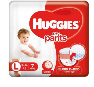 Huggies Dry Pants L 9-14kg 7 Pants